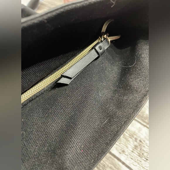 Large Victoria Secret tote bag black w sequins great condition - Picture 8 of 8